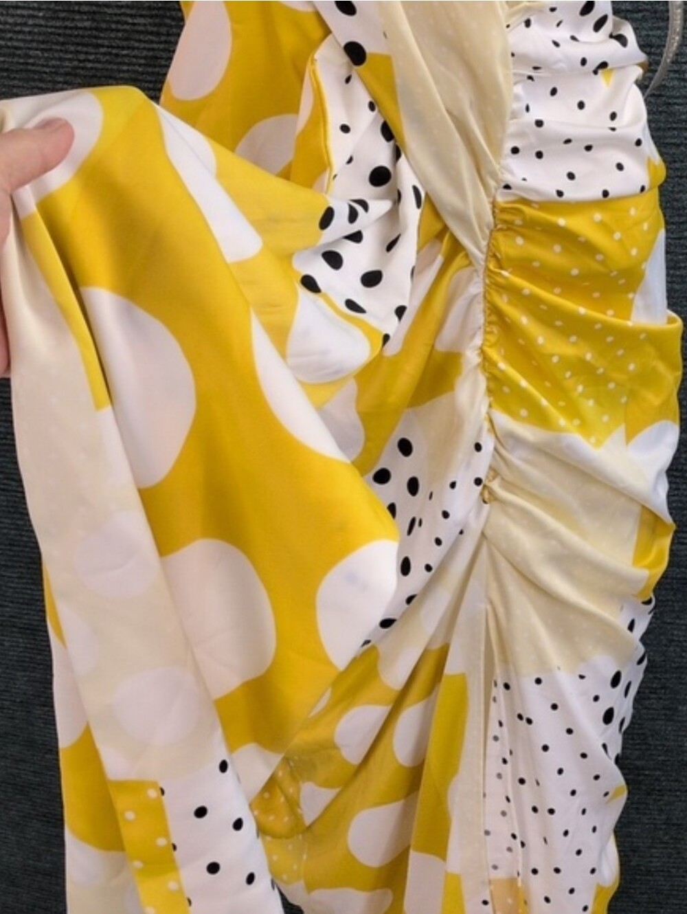 Eva Mendes For NY & Co Fabulous Polka Dot Faux Wrap Dress!! - Picture 8 of 17